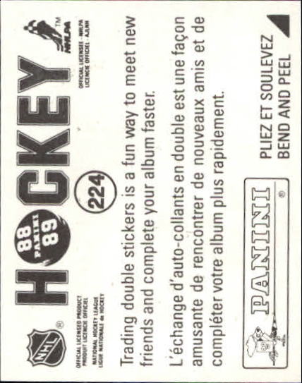 B3941- 1988-89 Panini Stickers Hk Card #s 1-250 -You Pick- 15+ FREE US SHIP - Picture 373 of 419