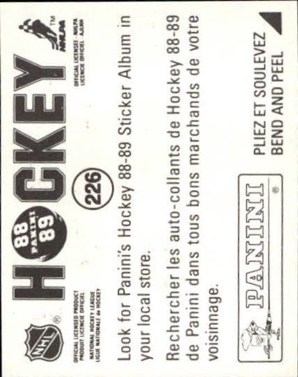 B3941- 1988-89 Panini Stickers Hk Card #s 1-250 -You Pick- 15+ FREE US SHIP - Picture 377 of 419