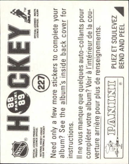 B3941- 1988-89 Panini Stickers Hk Card #s 1-250 -You Pick- 15+ FREE US SHIP - Picture 379 of 419