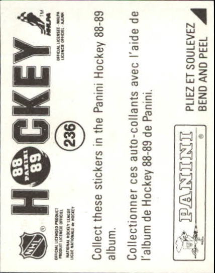 B3941- 1988-89 Panini Stickers Hk Card #s 1-250 -You Pick- 15+ FREE US SHIP - Picture 395 of 419