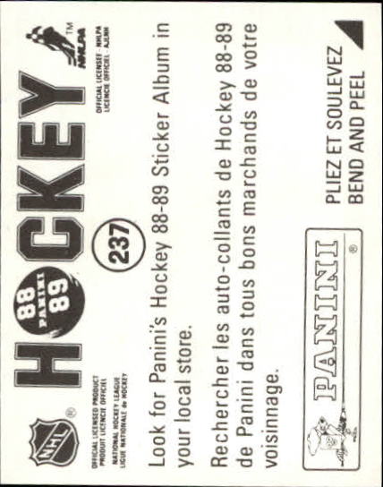 B3941- 1988-89 Panini Stickers Hk Card #s 1-250 -You Pick- 15+ FREE US SHIP - Picture 397 of 419