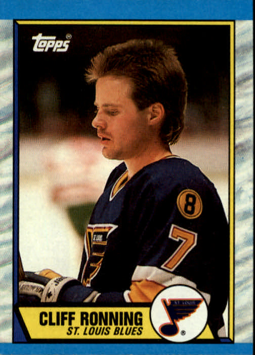 1989-90 Topps #45 Cliff Ronning DP RC