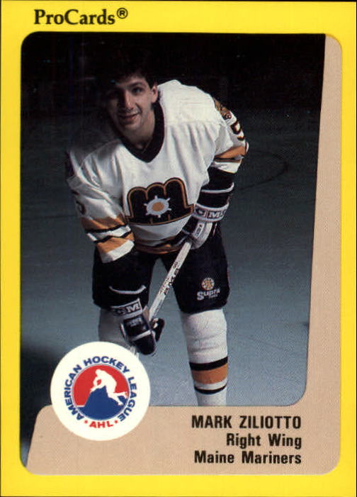 1989-90 ProCards AHL #64 Mark Ziliotto - Maine MARINERS - NM-MT