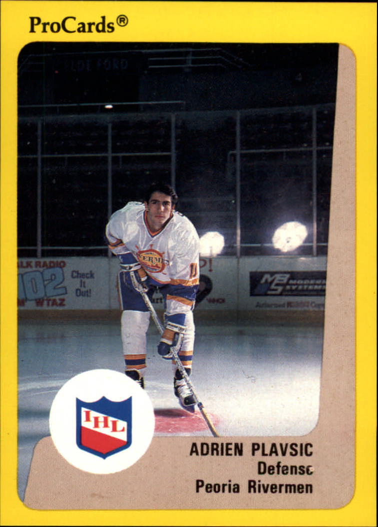 1989-90 ProCards IHL #14 Adrien Plavsic