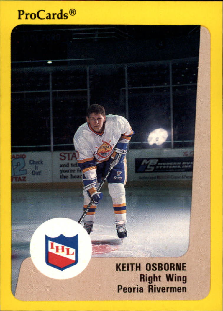 1989-90 ProCards IHL #21 Keith Osborne