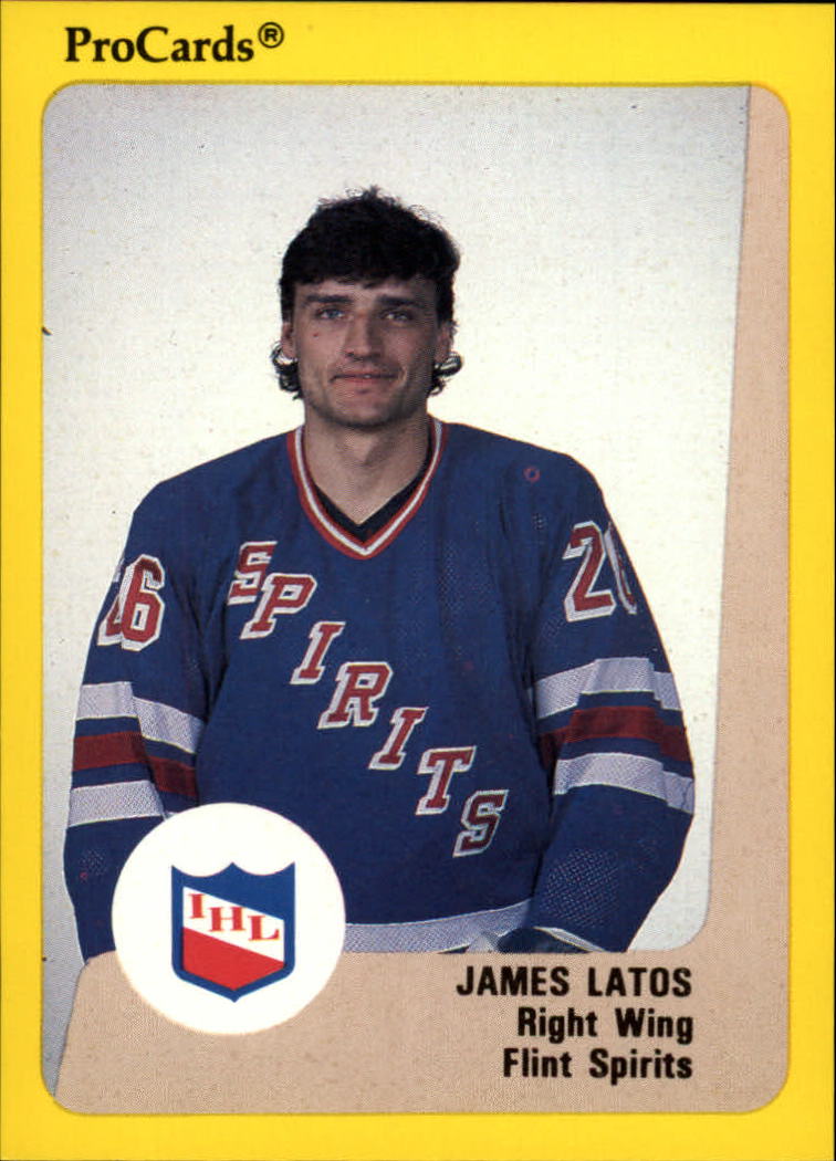 1989-90 ProCards IHL #30 Jim Latos
