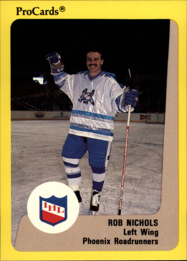 1989-90 ProCards IHL #111 Rob Nichols