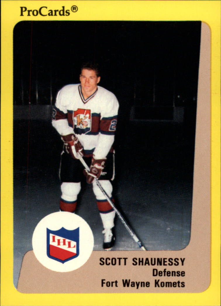 1989-90 ProCards IHL #124 Scott Shaunessy
