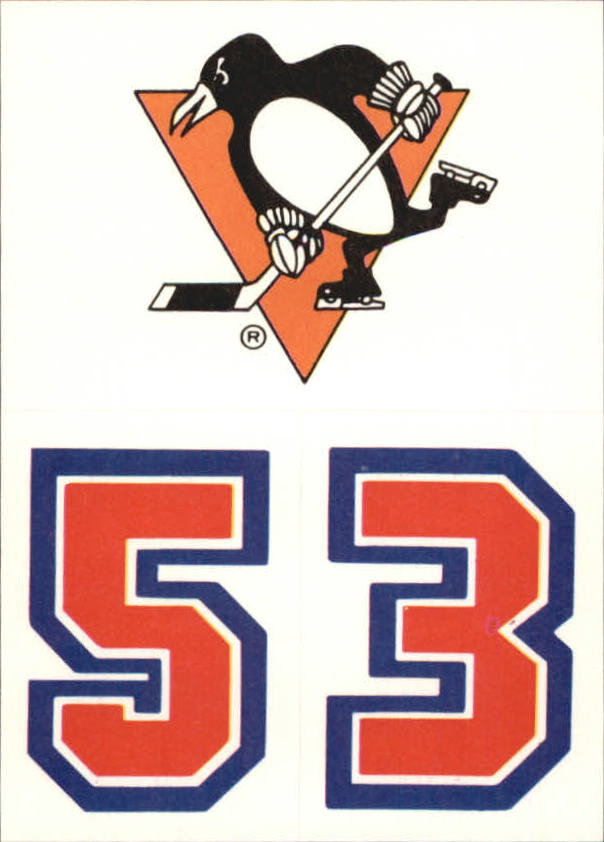 1989-90 Topps Sticker Inserts #16 Pittsburgh Penguins