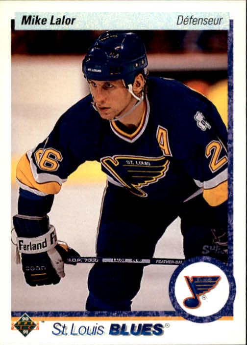 1990-91 Upper Deck French #40 Mike Lalor RC