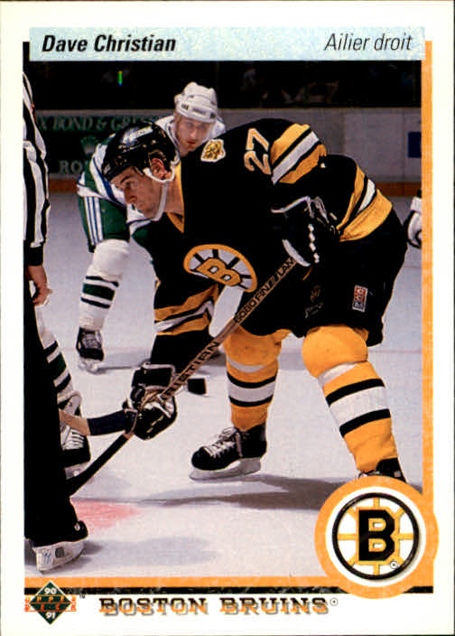 1990-91 Upper Deck French #61 Dave Christian