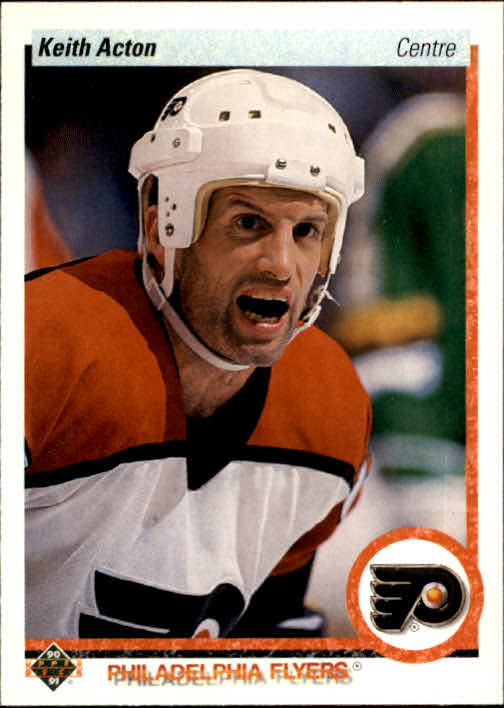 1990-91 Upper Deck French #445 Keith Acton