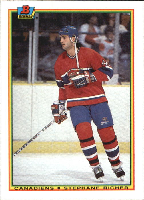 1990-91 Bowman #45 Stephane Richer