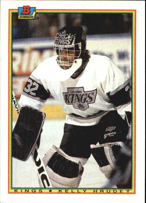 1990-91 Bowman #144 Kelly Hrudey