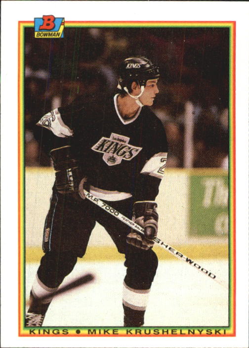 1990-91 Bowman #145 Mike Krushelnyski
