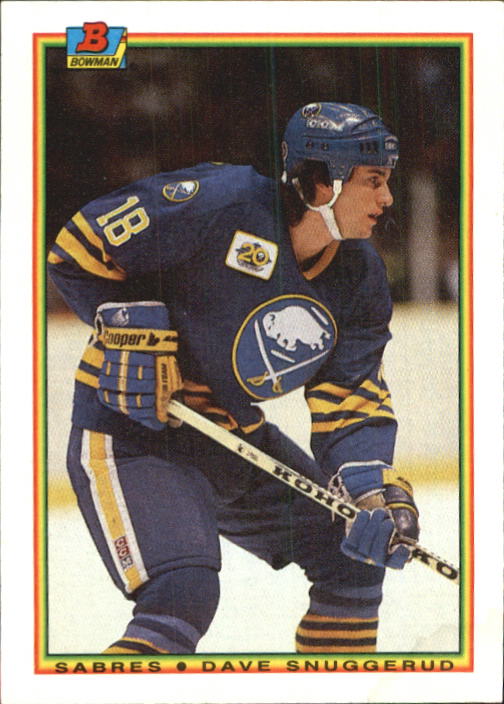 1990-91 Bowman #249 Dave Snuggerud RC