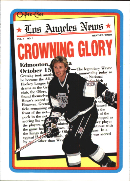 1990-91 O-Pee-Chee #3 Wayne Gretzky LA