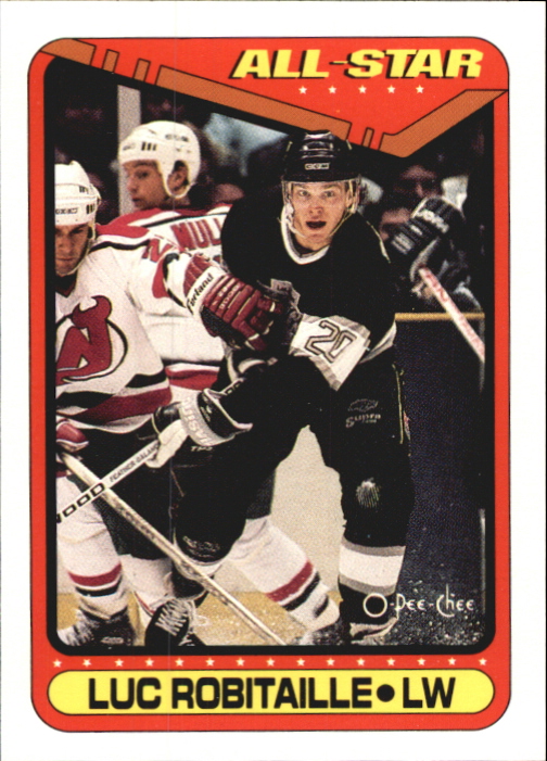 1990-91 O-Pee-Chee #194 Luc Robitaille AS1