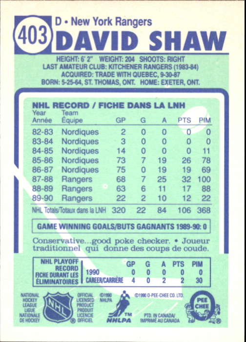 A6844- 1990-91 O-Pee-Chee Hockey Card #s 401-528 -You Pick- 15+ FREE US SHIP - Picture 5 of 237