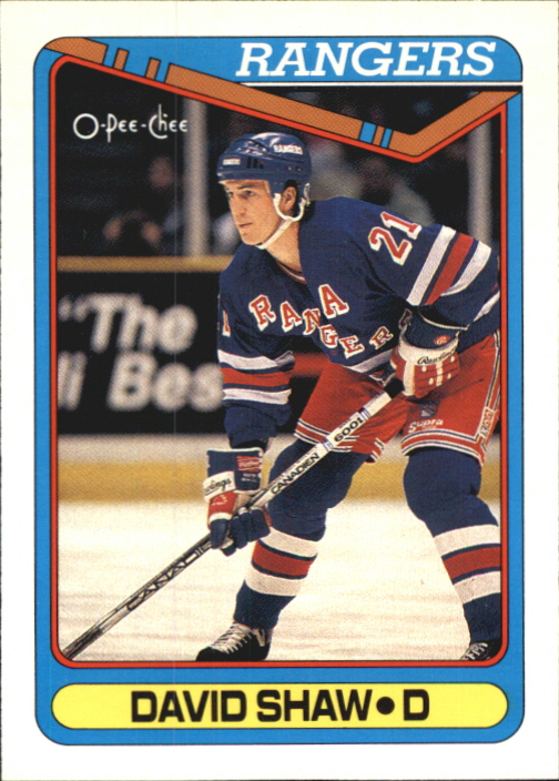 1990-91 O-Pee-Chee #403 David Shaw