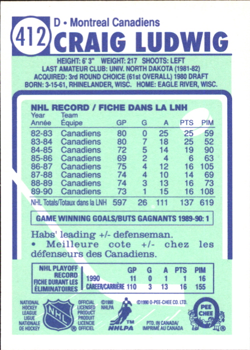 A6844- 1990-91 O-Pee-Chee Hockey Card #s 401-528 -You Pick- 15+ FREE US SHIP - Picture 23 of 237