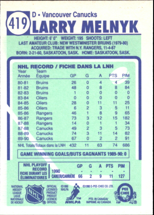 A6844- 1990-91 O-Pee-Chee Hockey Card #s 401-528 -You Pick- 15+ FREE US SHIP - Picture 37 of 237