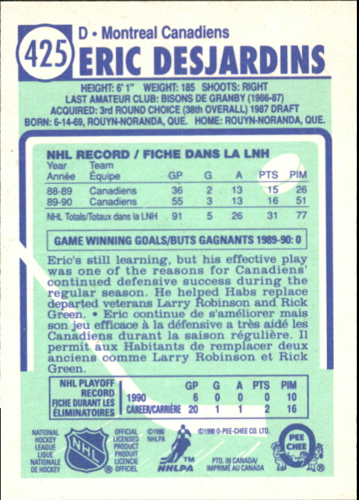 A6844- 1990-91 O-Pee-Chee Hockey Card #s 401-528 -You Pick- 15+ FREE US SHIP - Picture 49 of 237