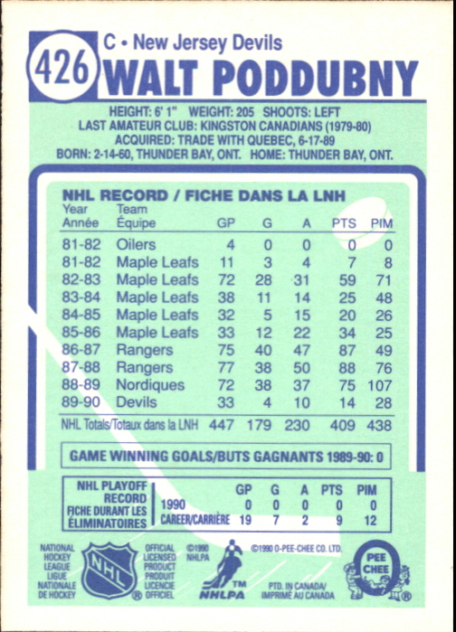 A6844- 1990-91 O-Pee-Chee Hockey Card #s 401-528 -You Pick- 15+ FREE US SHIP - Picture 51 of 237