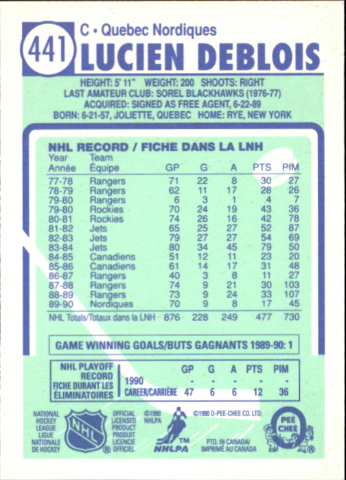 A6844- 1990-91 O-Pee-Chee Hockey Card #s 401-528 -You Pick- 15+ FREE US SHIP - Picture 81 of 237
