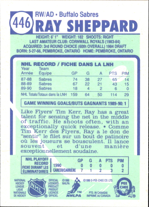 A6844- 1990-91 O-Pee-Chee Hockey Card #s 401-528 -You Pick- 15+ FREE US SHIP - Picture 89 of 237