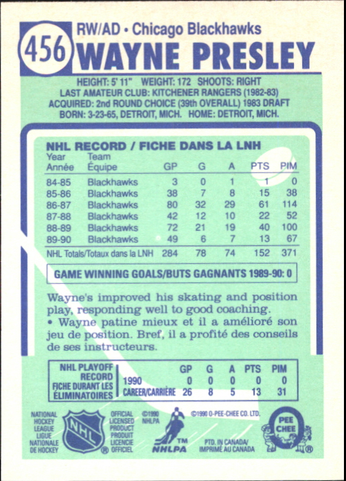 A6844- 1990-91 O-Pee-Chee Hockey Card #s 401-528 -You Pick- 15+ FREE US SHIP - Picture 105 of 237