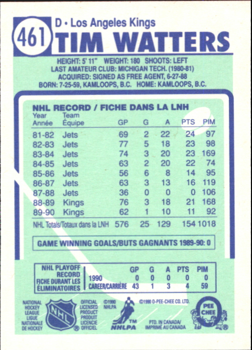 A6844- 1990-91 O-Pee-Chee Hockey Card #s 401-528 -You Pick- 15+ FREE US SHIP - Picture 113 of 237