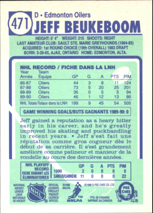 A6844- 1990-91 O-Pee-Chee Hockey Card #s 401-528 -You Pick- 15+ FREE US SHIP - Picture 131 of 237