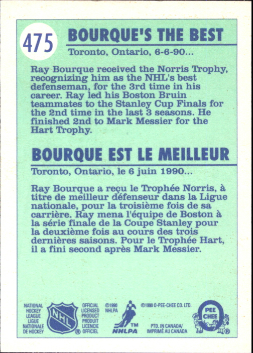 A6844- 1990-91 O-Pee-Chee Hockey Card #s 401-528 -You Pick- 15+ FREE US SHIP - Picture 137 of 237