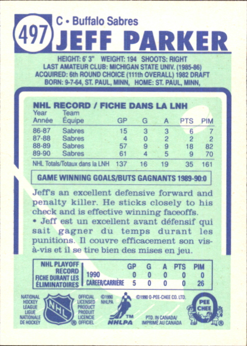 A6844- 1990-91 O-Pee-Chee Hockey Card #s 401-528 -You Pick- 15+ FREE US SHIP - Picture 175 of 237