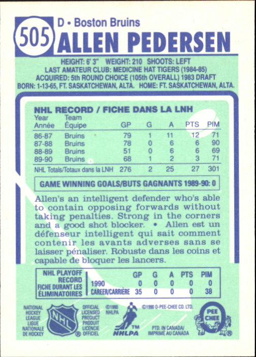 A6844- 1990-91 O-Pee-Chee Hockey Card #s 401-528 -You Pick- 15+ FREE US SHIP - Picture 191 of 237