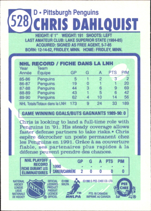A6844- 1990-91 O-Pee-Chee Hockey Card #s 401-528 -You Pick- 15+ FREE US SHIP - Picture 237 of 237