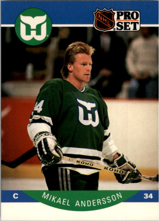1990-91 Pro Set #98 Mikael Andersson RC