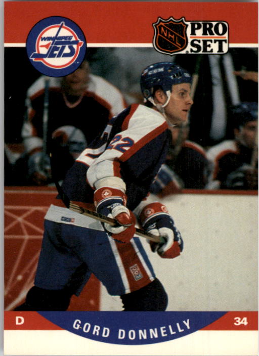 1990-91 Pro Set #560 Gord Donnelly RC