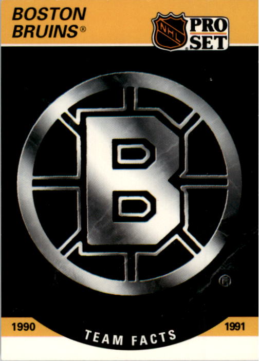 1990-91 Pro Set #566 Boston Bruins Logo