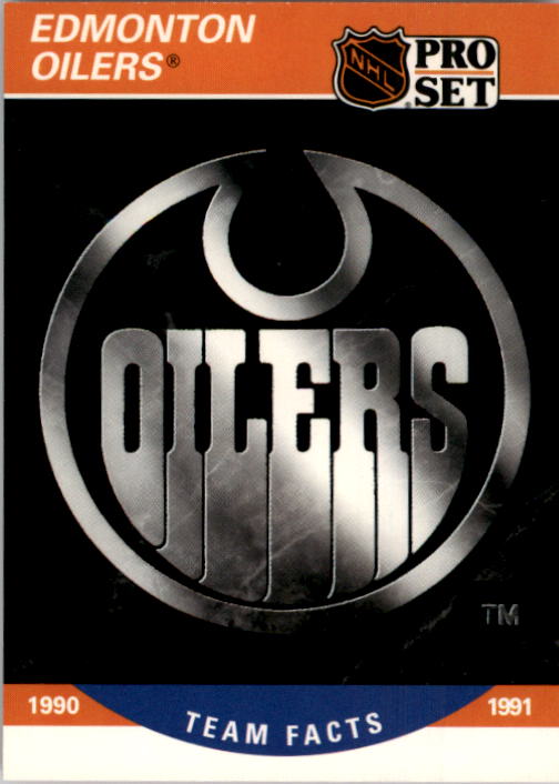 1990-91 Pro Set #571 Edmonton Oilers Logo