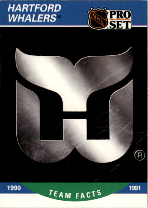 1990-91 Pro Set #572 Hartford Whalers Logo