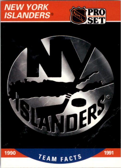 1990-91 Pro Set #577 New York Islanders Logo