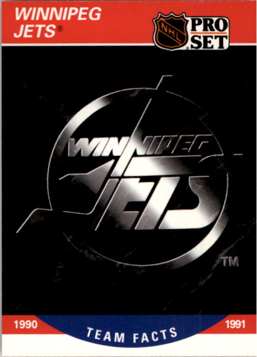 1990-91 Pro Set #586 Winnipeg Jets Logo