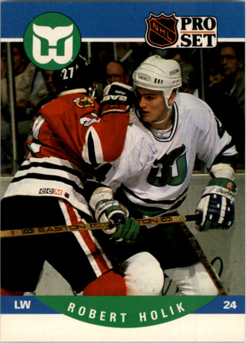 1990-91 Pro Set #609 Bobby Holik RC - NM-MT - Wonder Water Sports Cards