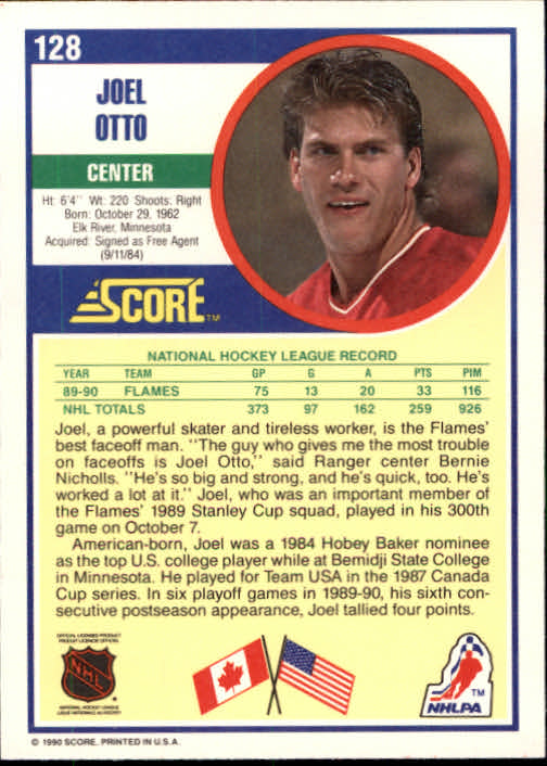 1990/1991 Score "American" Hockey Base Set Cards #1 to #220 Rookies and Veterans - Picture 256 of 440