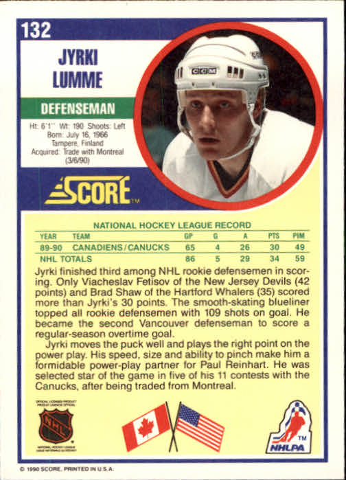 1990/1991 Score "American" Hockey Base Set Cards #1 to #220 Rookies and Veterans - Picture 264 of 440
