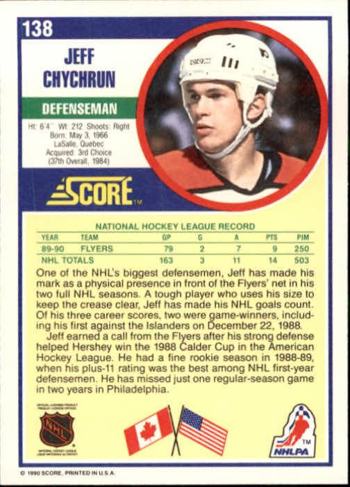 1990/1991 Score "American" Hockey Base Set Cards #1 to #220 Rookies and Veterans - Picture 276 of 440