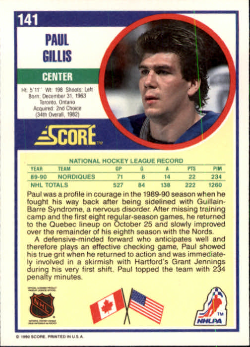 1990/1991 Score "American" Hockey Base Set Cards #1 to #220 Rookies and Veterans - Picture 282 of 440