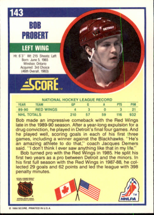 1990/1991 Score "American" Hockey Base Set Cards #1 to #220 Rookies and Veterans - Picture 286 of 440